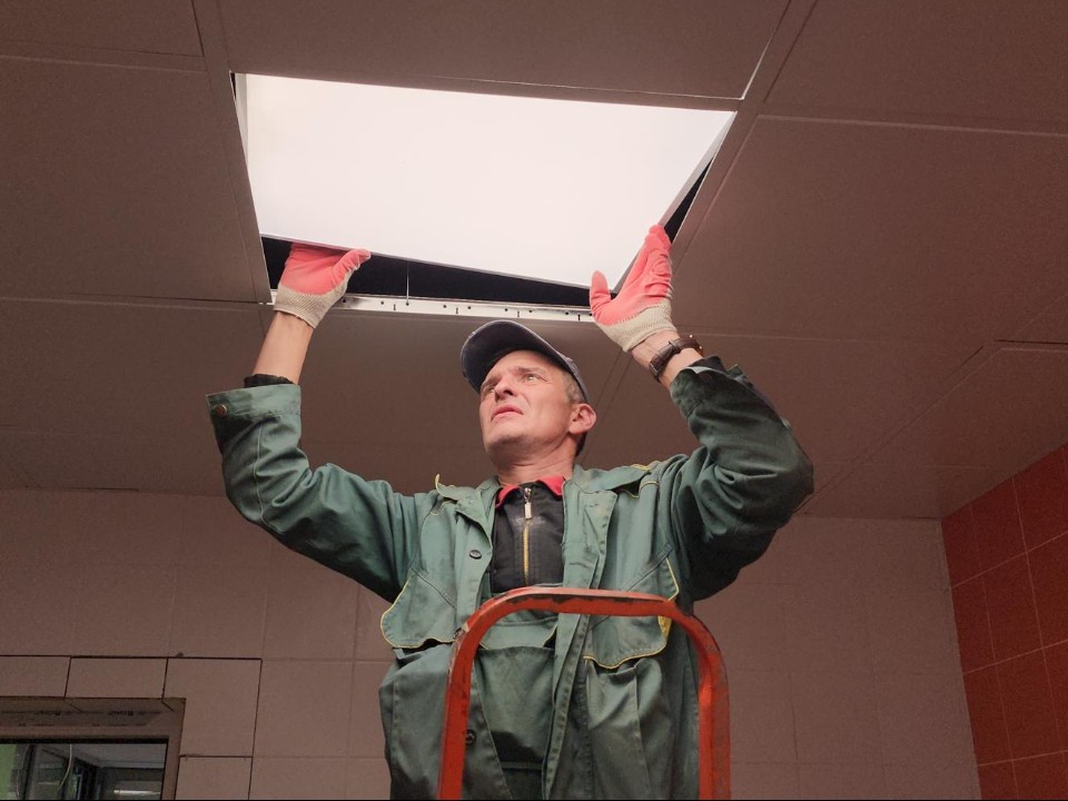 В детском саду «Солнышко» станет светлее