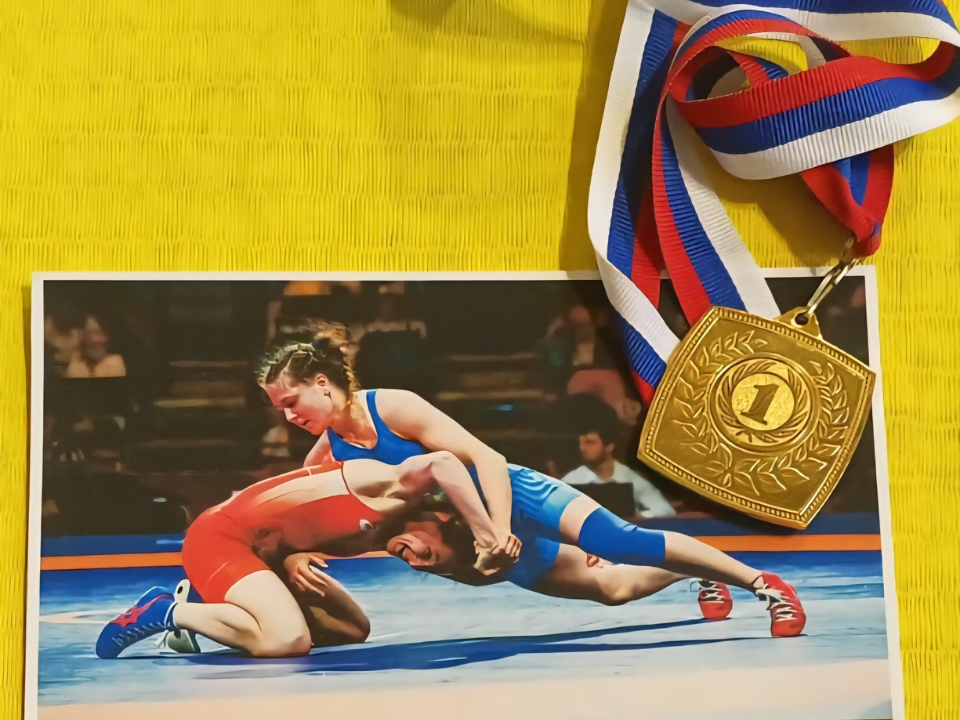 Воспитанница «Олимпа» победила на Всероссийских соревнованиях по вольной борьбе