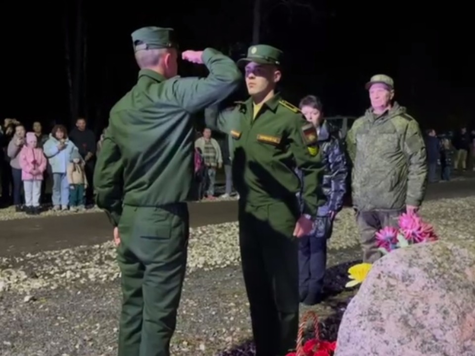 В Волоколамске встретили участников Марша кремлевских курсантов