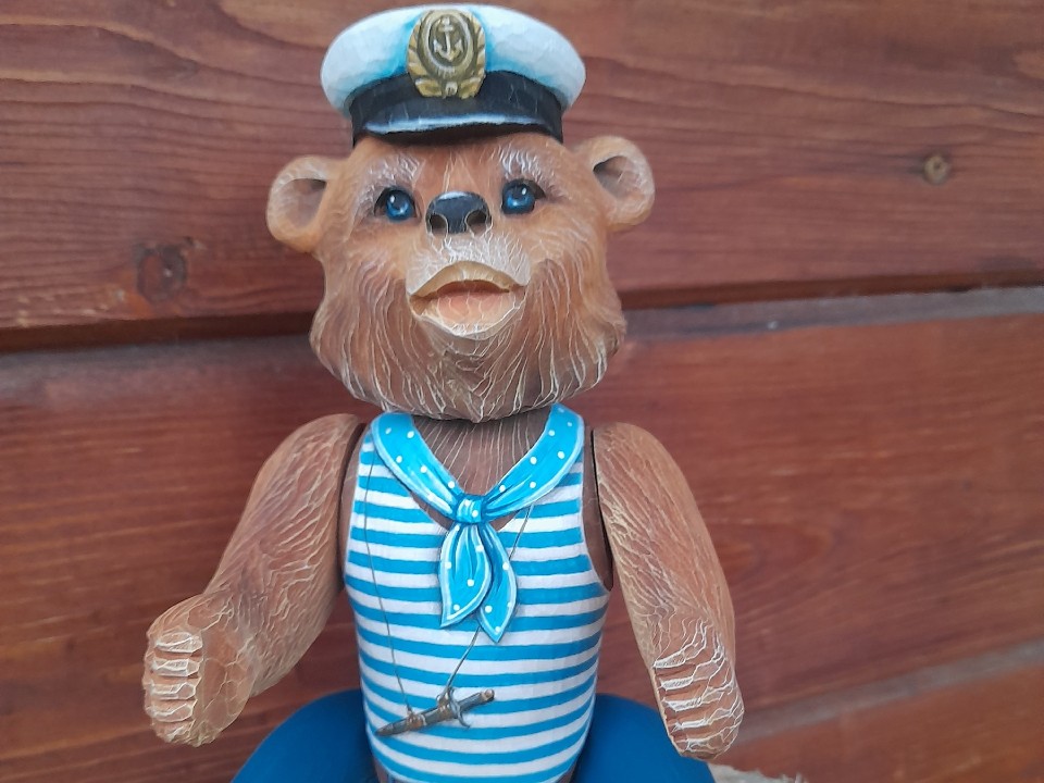 Как мишка Тэдди: забавного моремана-медвежонка смастерили в Богородском