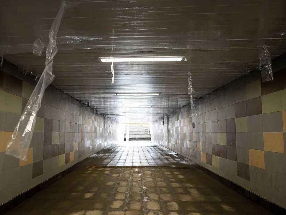 Строительство подземного перехода на Красной вышло на финальную стадию