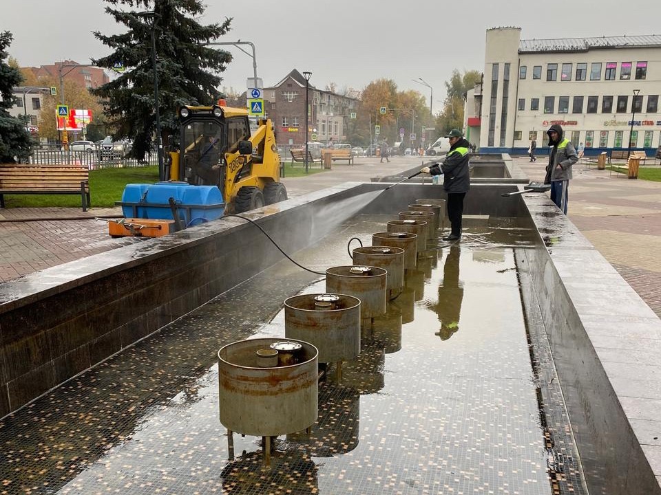 Щелковские фонтаны законсервировали на зиму