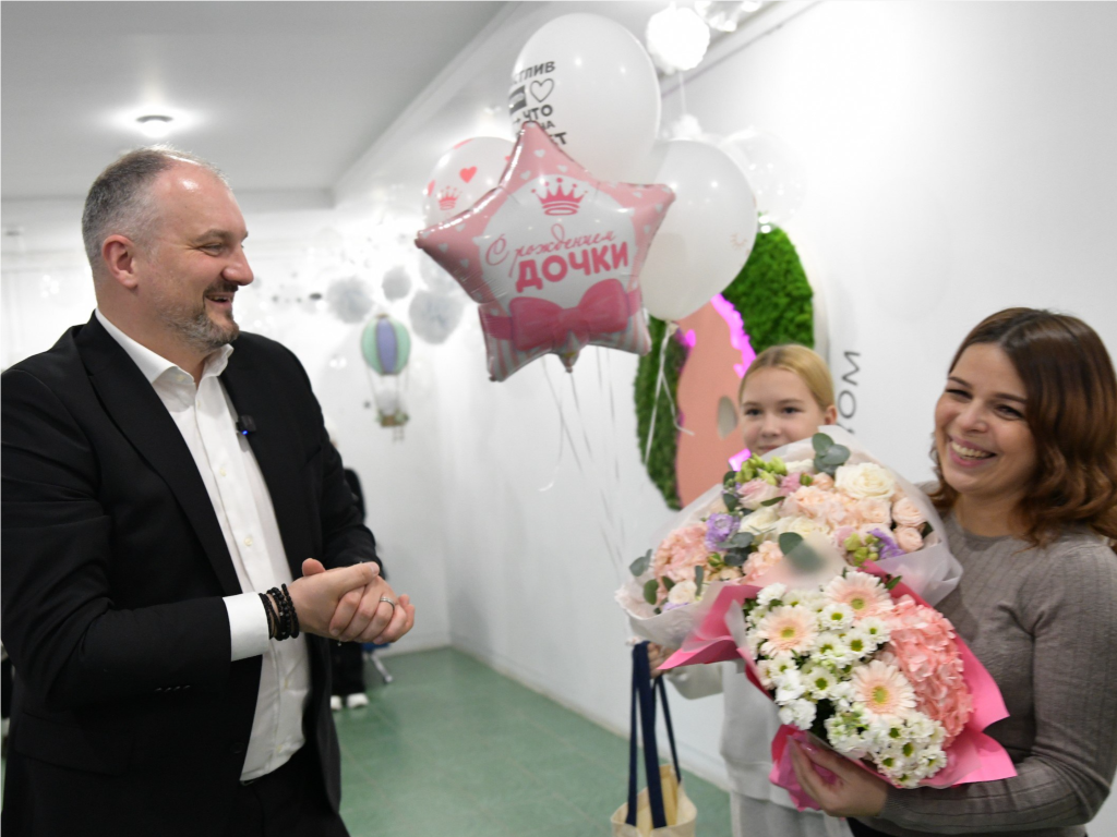 Родившуюся в Дмитровском роддоме тысячную малышку назвали Оливией