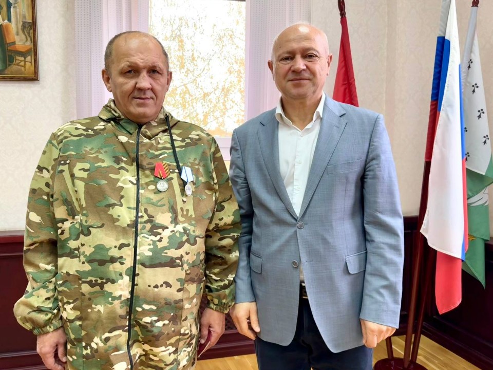 Бойца СВО из Шаховской наградили медалью «За отвагу»