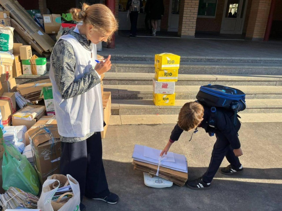 Школьники Подольска отправили на переработку более 6 т вторсырья