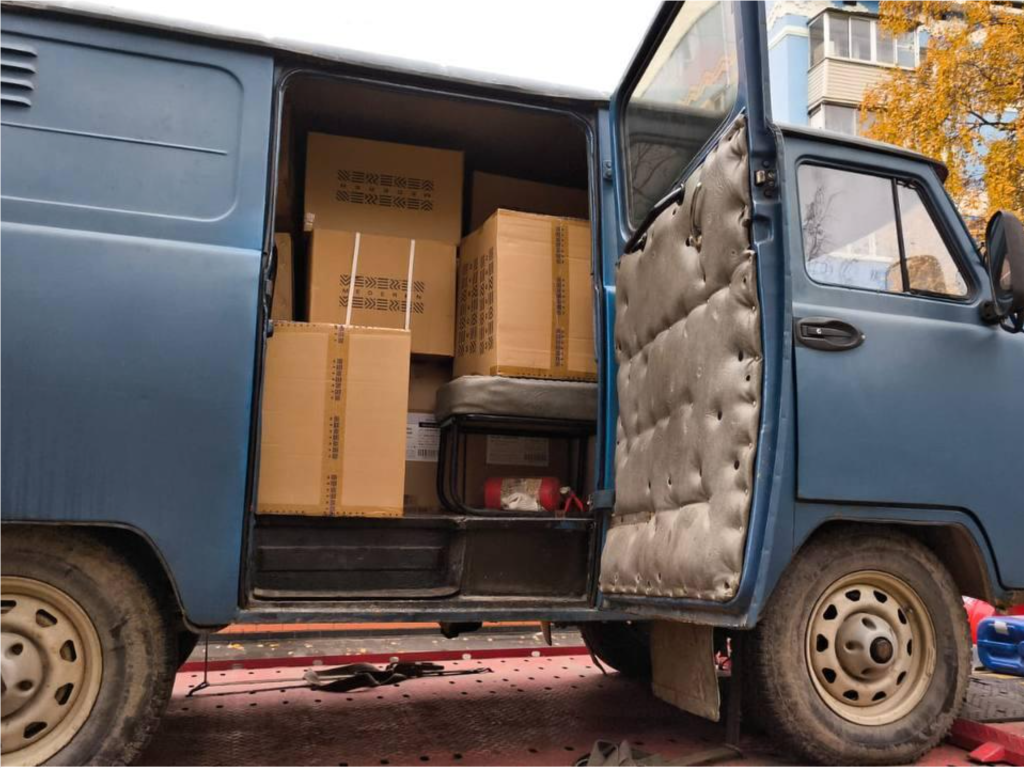 Люберчане передали технику для бойцов на передовой