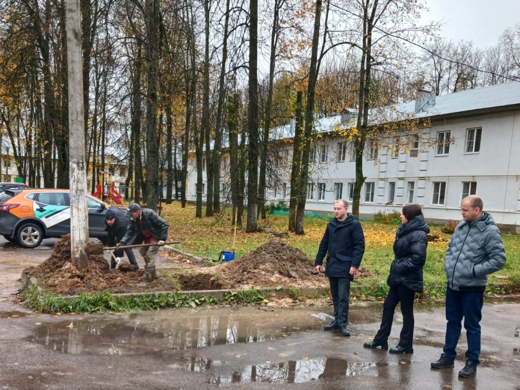В военном городке №3 модернизируют уличное освещение
