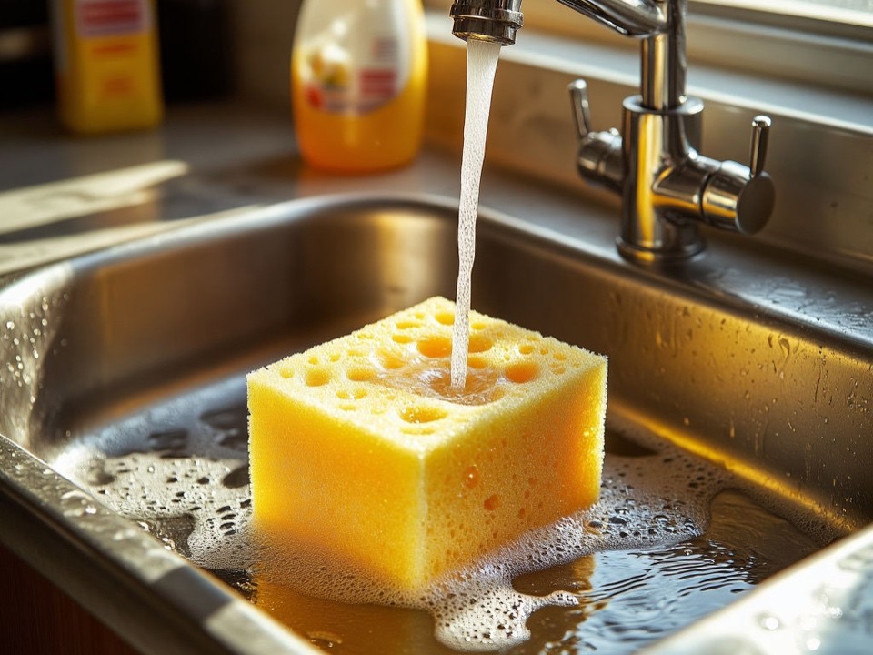 Губка для посуды опаснее унитаза: как правильно очистить и когда менять