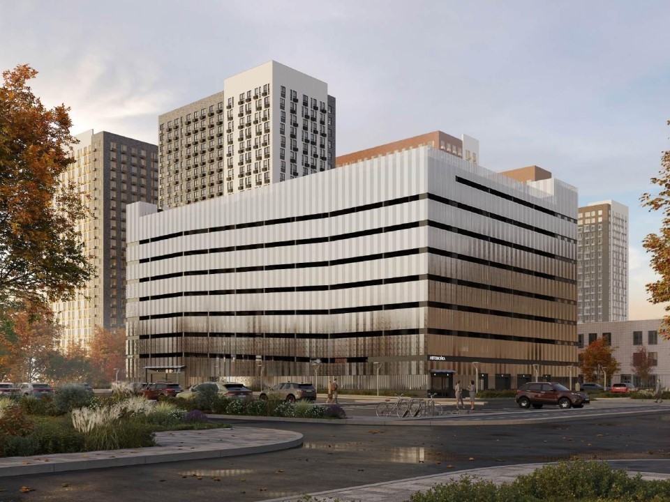 В Мытищах появится паркинг на 500 мест с «воздушным» фасадом и подсветкой