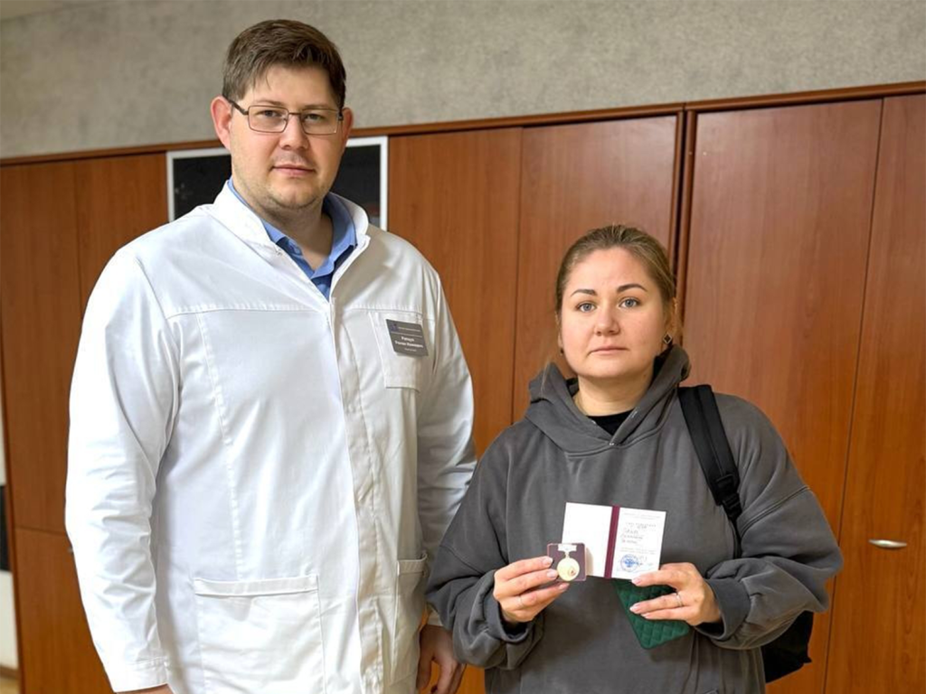 В Зарайске поздравили нового Почетного донора России