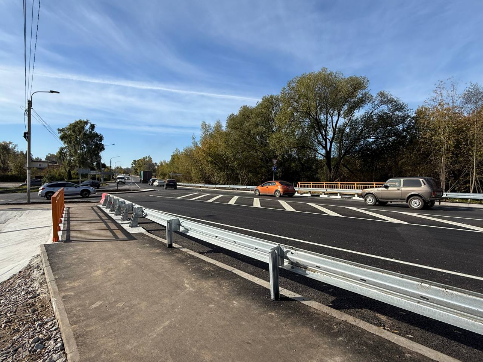 Капитальный ремонт моста на улице Московской завершен