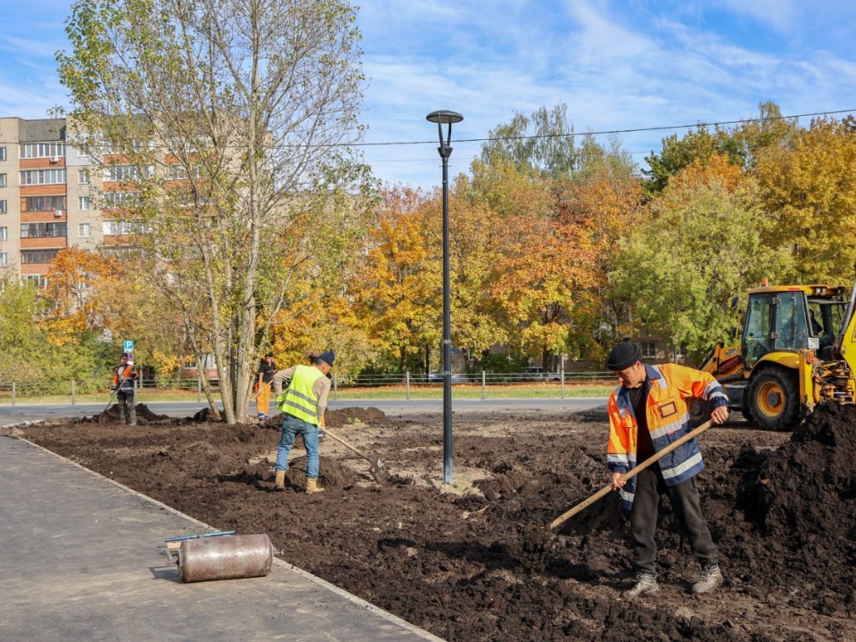 Сквер «Затишье» откроют после реконструкции в начале ноября