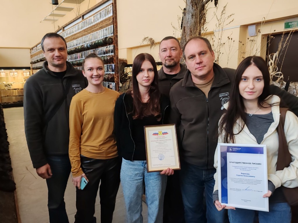Поисковиков из Сергиева Посада поблагодарило правительство Нижегородской области