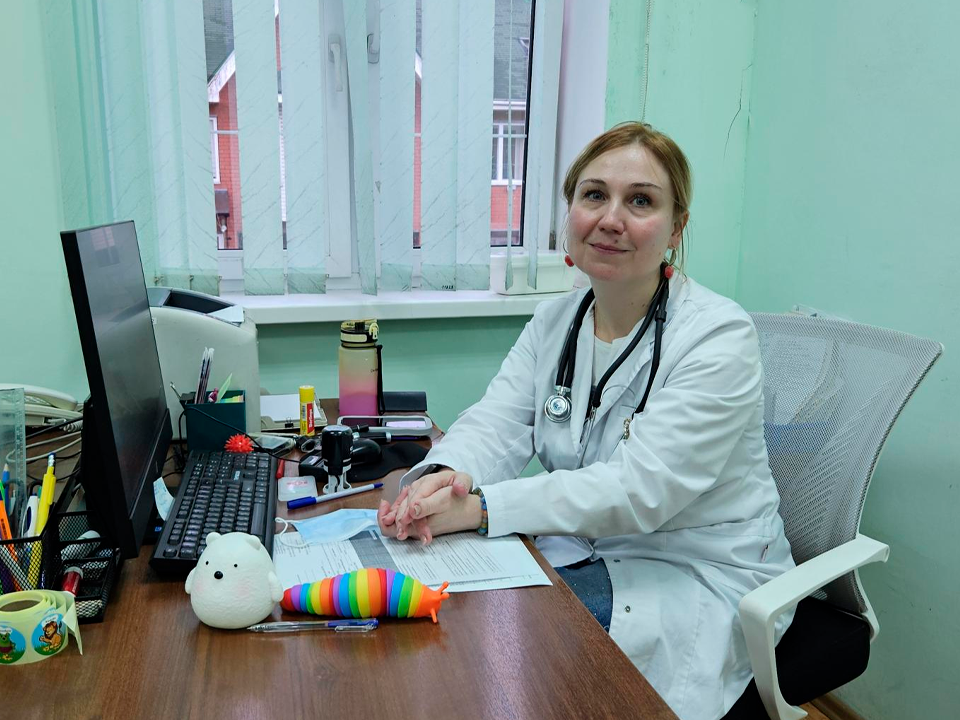 В детской поликлинике №1 начала прием новый педиатр Марина Киреева