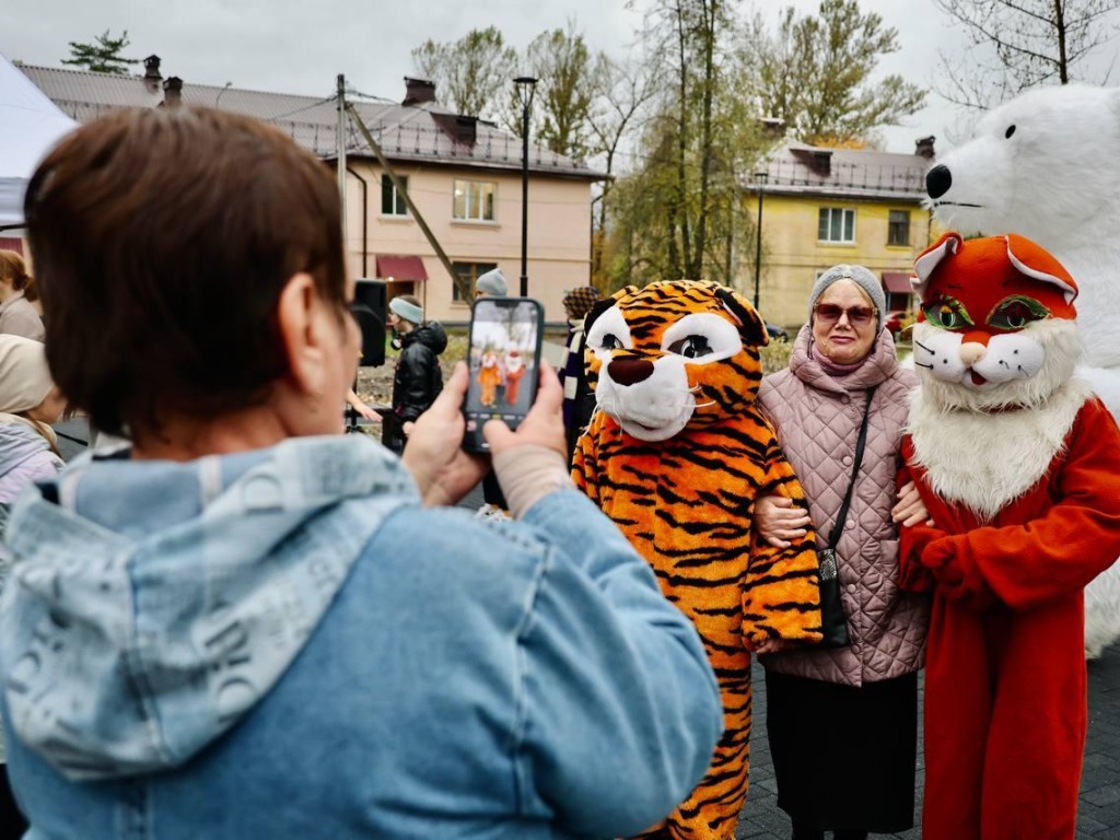 В Электрогорске торжественно открыли современное общественное пространство