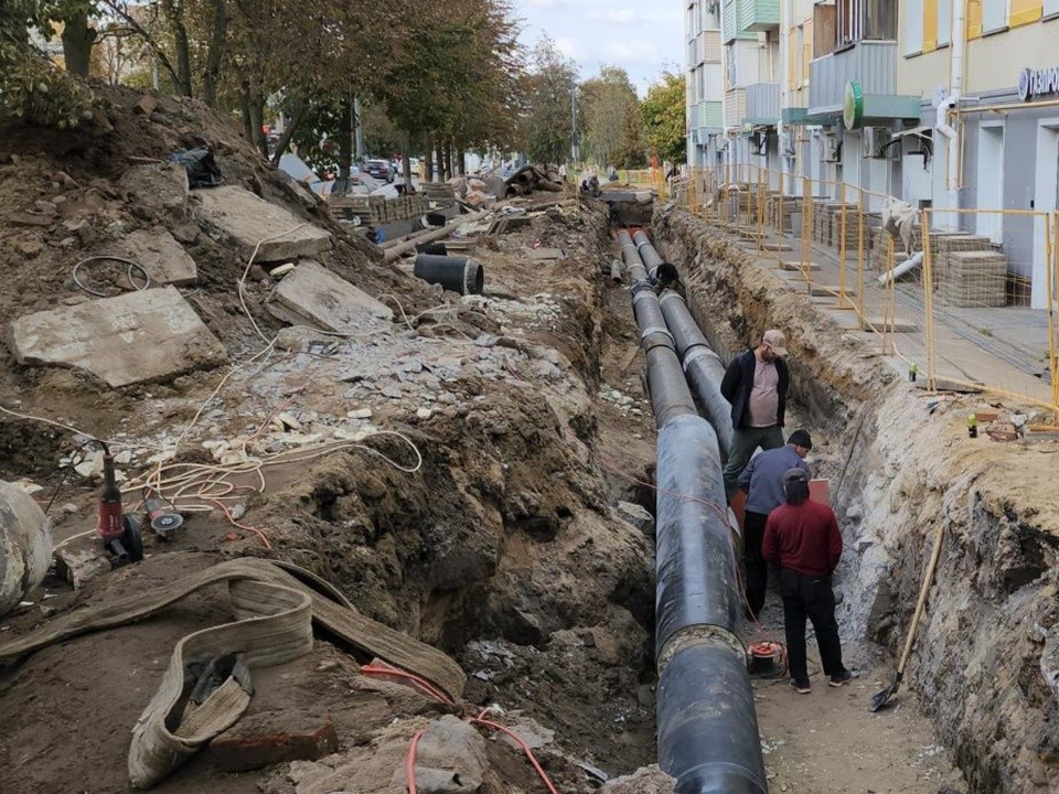 В Кашире завершают реконструкцию теплосетей на улицах Садовой и Юбилейной