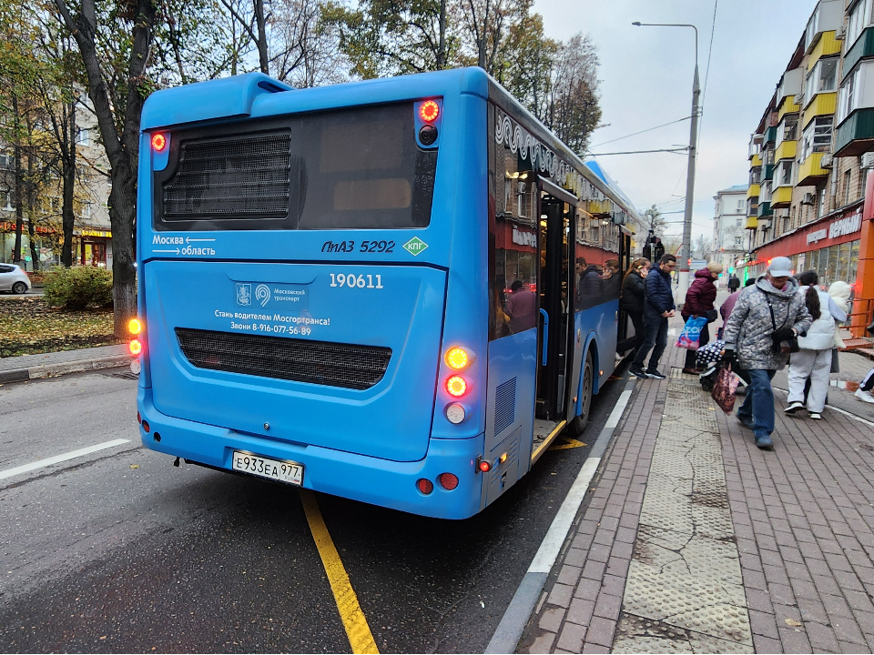 Автобус №443 перейдет к Москве уже 2 ноября и изменит конечную остановку