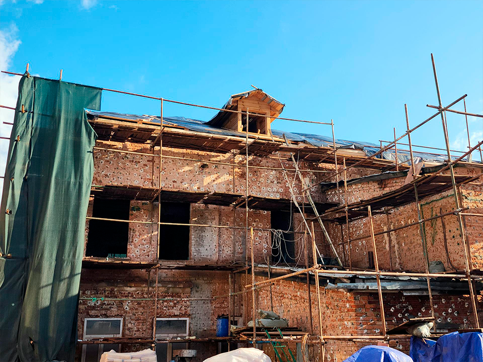 Ремонт кровли музыкальной школы в Зарайске вышел на финишную прямую