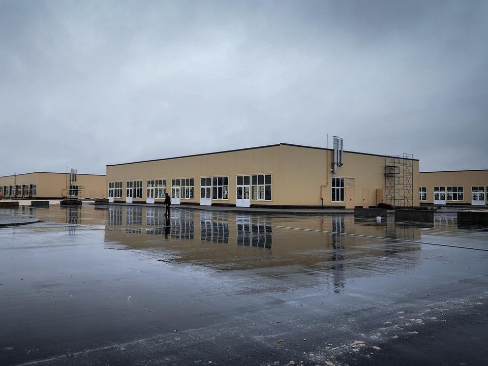 Подъездная дорога к строящемуся рыночному комплексу уже готова в Бронницах