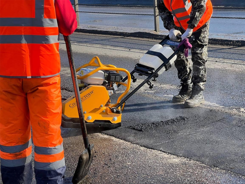 В Зарайске завершили ямочный ремонт дорог перед зимними сезоном