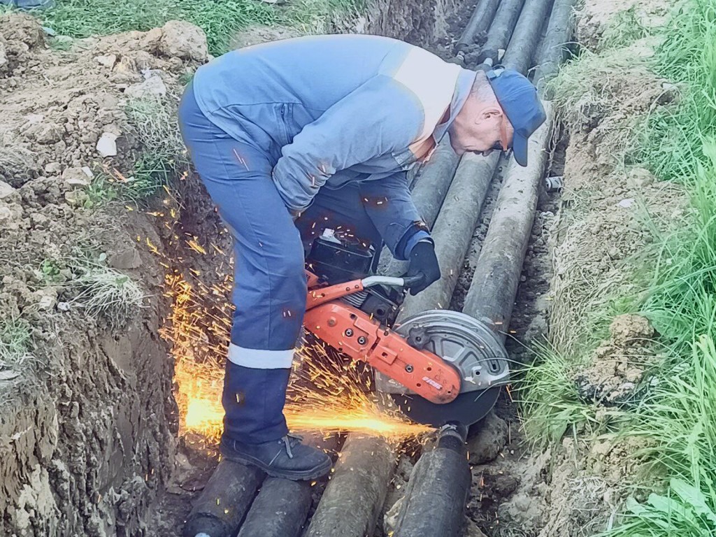 Специалисты областной аварийной службы восстановили подачу тепла в Михневе