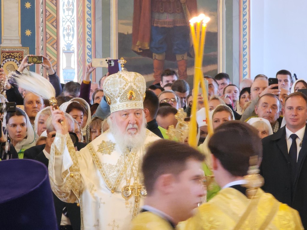Патриарх Кирилл освятил восстановленный храм в Егорьевске