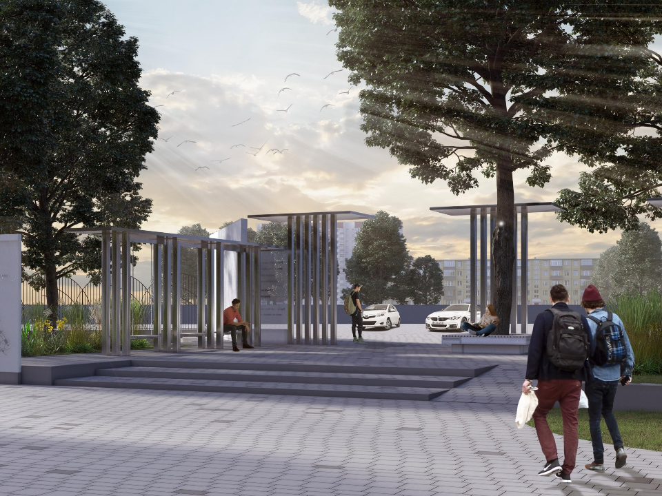 Обустройство входной группы в парк Толстого завершат до 15 ноября