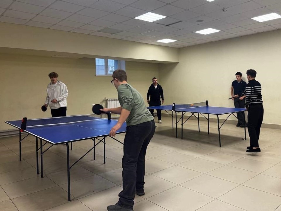 Студенты колледжа «Подмосковье» в Лобне соревновались в настольном теннисе