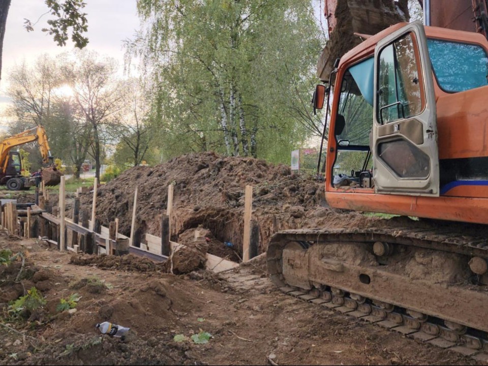 Новые канализационные сети повысят надежность систем водоотведения в Лобне