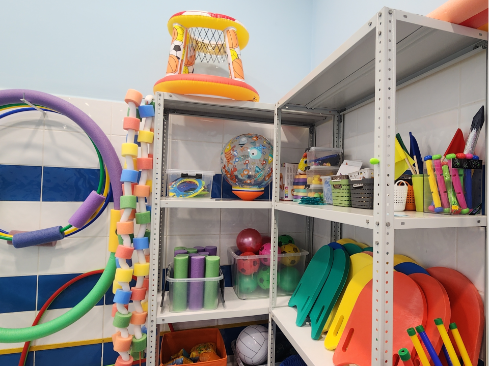 В детском саду «Сказка» бассейн ремонтируют с соблюдением режима тишины