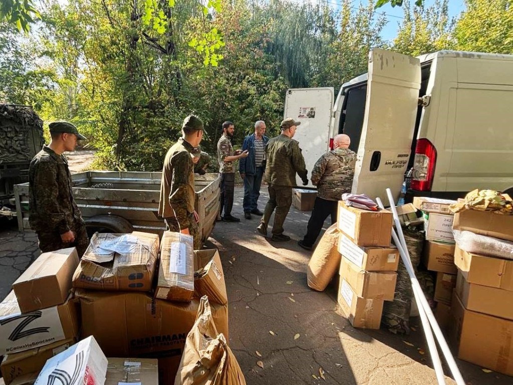 Продукты, волокуши, средства связи доставили бойцам СВО из Каширы