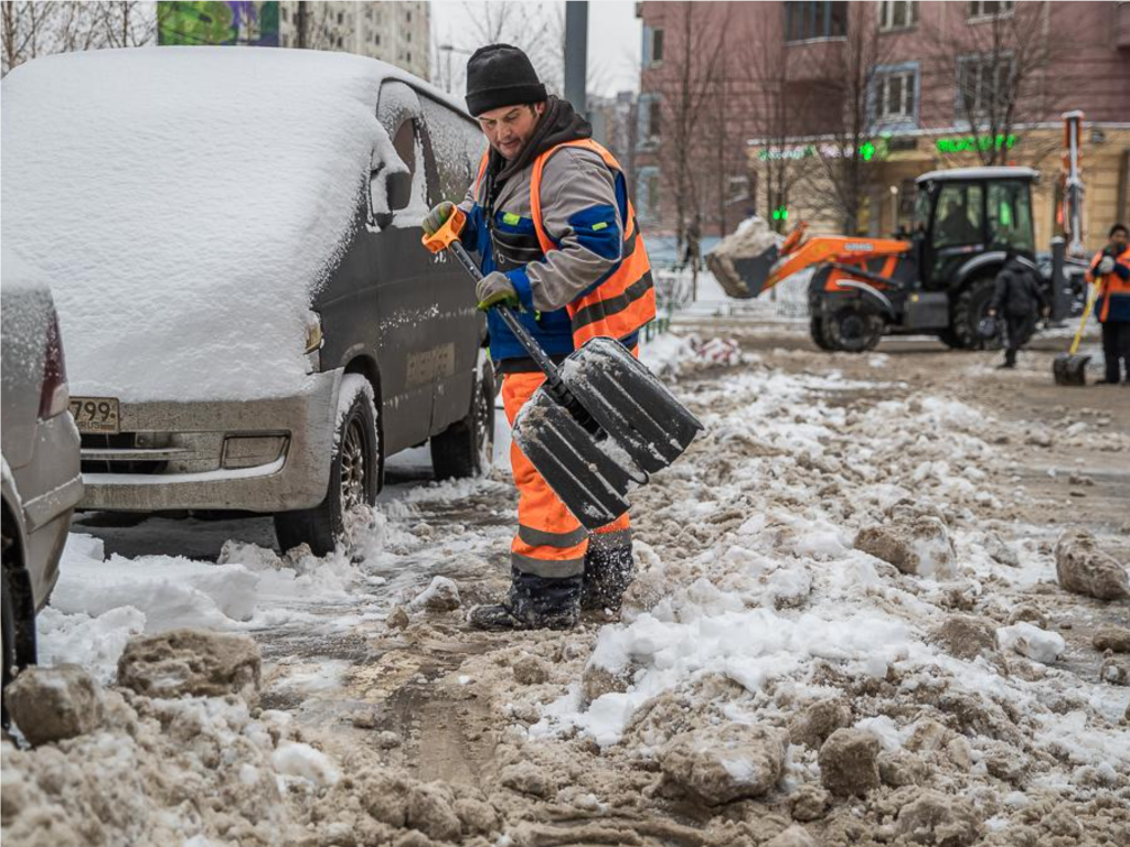 В Одинцовском округе определены места для складирования снега