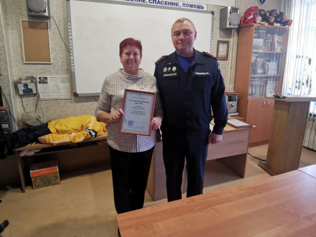 Ветераны гражданской обороны приняли поздравления в Ступине