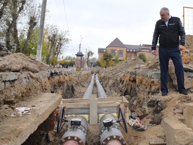 В Дмитрове обновляют теплосети в рамках областной программы до 2028 года