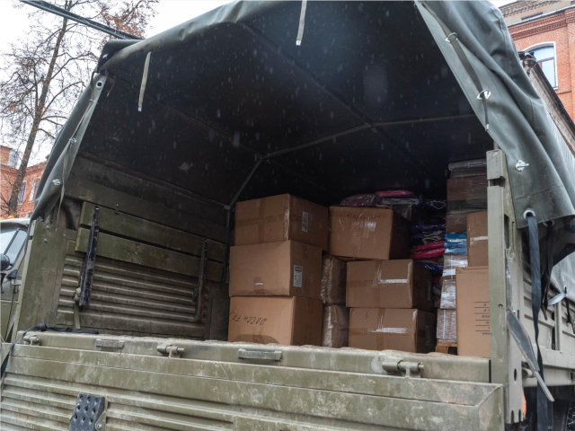 Реутов отправил очередной гуманитарный груз для военнослужащих