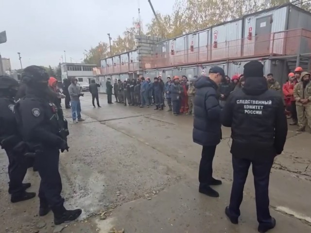 Полицейские провели рейд на стройке в Котельниках