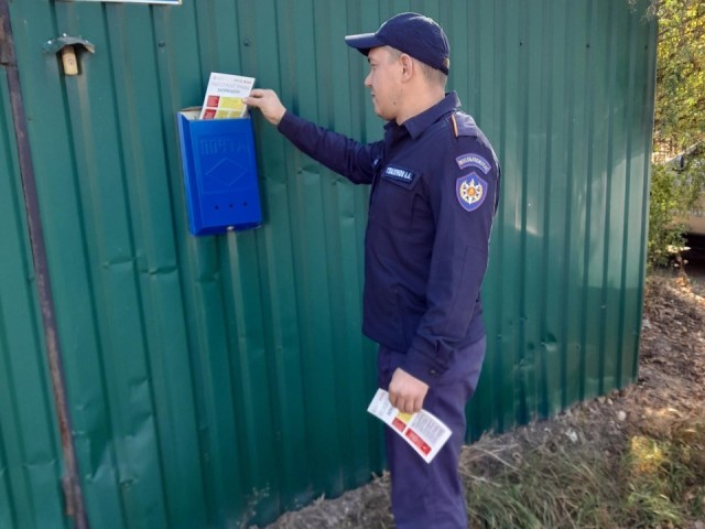 Жителей Егорьевска обучили правилам поведения при пожаре