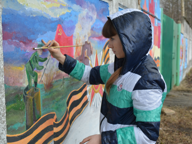 В поселке Пироговский могут восстановить историческое панно