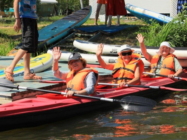 Велоспорт и сапбординг особо популярны среди пенсионеров Королева