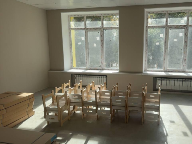 Ремонт детского сада завершится до конца года