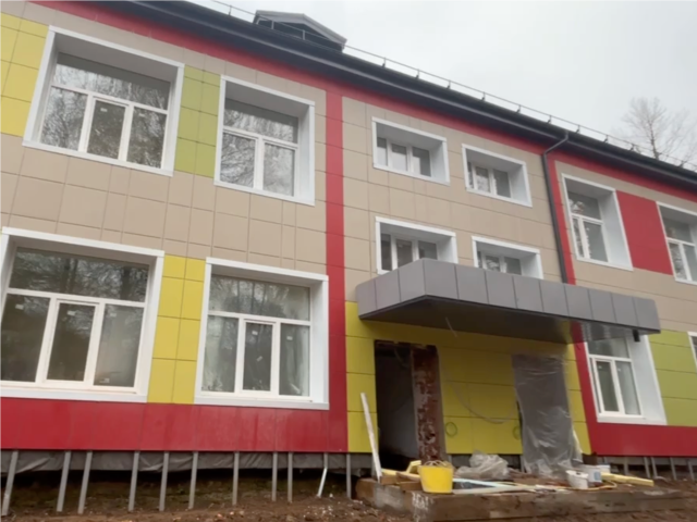 Обновленный детский сад «Малыш» откроют в Шаховской осенью