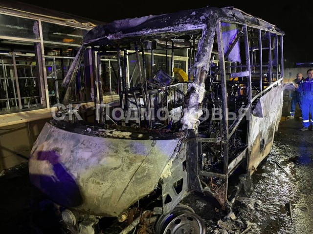 СК проводит проверку по факту гибели мужчины в сгоревшем автомобиле в Сергиевом Посаде
