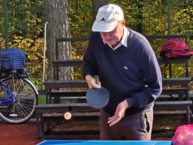 Жителей Жуковского приглашают на занятия по настольному теннису в парке