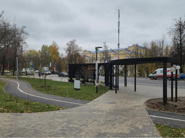 Арт-объекты и лавочки установят в Яблоневом сквере в ноябре