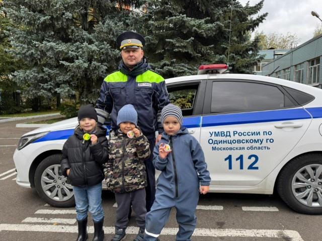 В детсадах Одинцовского округа прошла акция по безопасности на дорогах