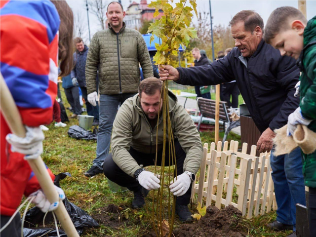 «Отцовский парк» заложили в Чехове