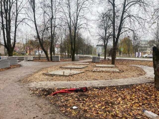 Сквер на Социалистической улице откроют в ноябре