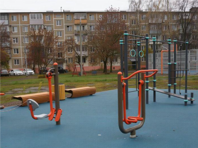 Новые дворы для жителей Серпухова: где установили игровые и спортивные площадки