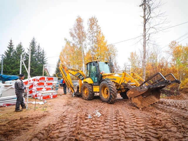 Строительство ФАПа в Клину завершено на 55%