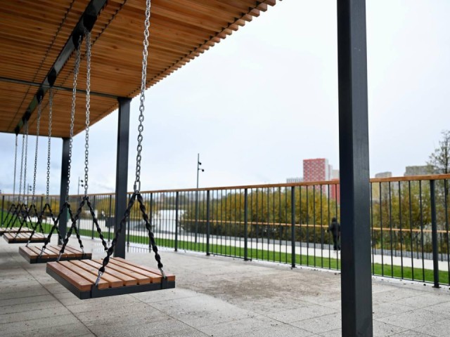 В Люберцах создали парк для встреч и активного отдыха